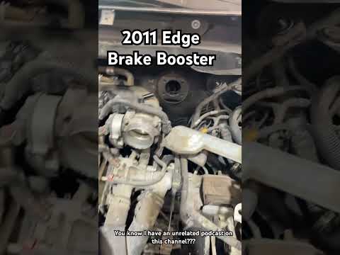 2011 Ford Edge brake booster I find it easier to remove the wiper motor and such.