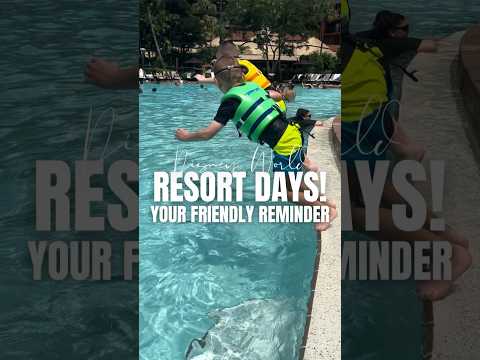 PRO TIP For Those Resort Days in Disney World!