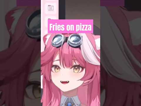 Italian VTuber Fries On Pizza #vtuber #hololive #parrot4chan