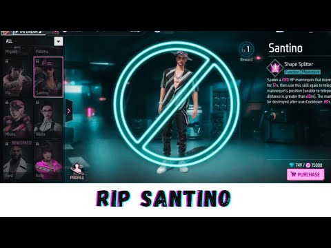 GOOD BYE MOST USED FULL CHARACTER 🙂 RIP SANTINO 😫