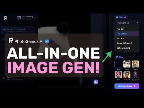 PhotoGenius AI: Generate Images with Flux, SD-3.5 & More AT ONE PLACE!