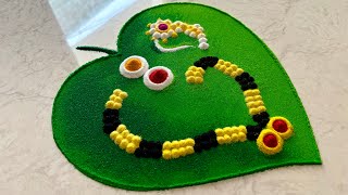 संक्रांति🪁हळदी कुंकू 🟠🔴 रांगोळी/ makar sankranti rangoli/ haldi kunku rangoli