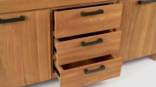 Teak Dressoir Cube 180 Breed