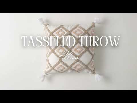 Tasseled Throw Pillow