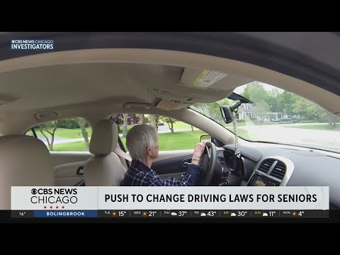 Push to change driving laws for seniors in Illinois