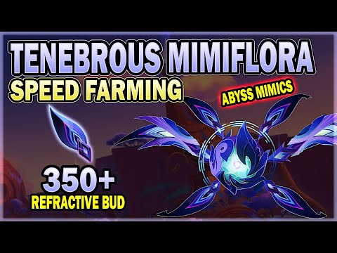 Tenebrous Mimiflora Farming Route - Best & Easy Locations | Genshin Impact