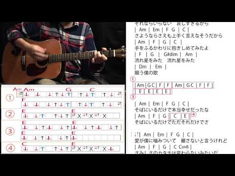 (47)「さよならエレジー」菅田将暉　ちょっと難しい中級ストロークトレーニング【歌詞&コード譜　ストローク譜】