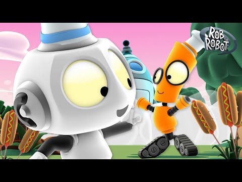 How To Grow Hot Dogs In Space! | Rob The Robot | Preschool Learning