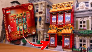 Turning Trotting Lantern into a LEGO Modular Building!