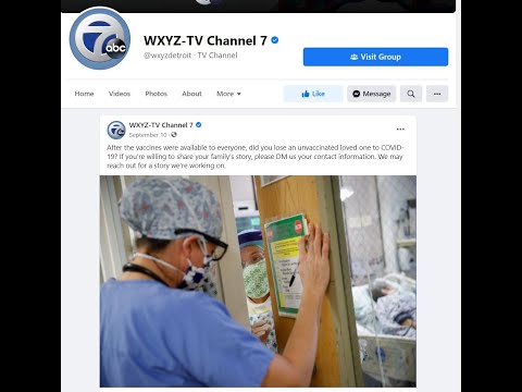 WXYZ TV7 Detriot 9/10/2021 Haunting Facebook Post Comments