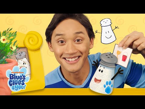 Josh Finds Clues with Salt, Pepper, & Blue! 🧂 | Blue's Clues & You!