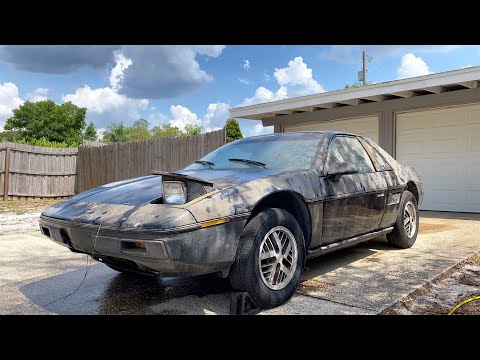 1984 Pontiac Fiero Revival | First Wash in Over 30 Years!