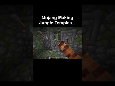 Mojang Making Jungle Temples...