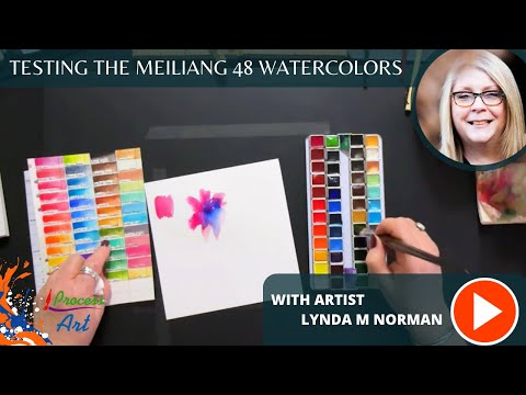 Unboxing & Testing the Meiliang 48 Watercolors: Vibrant Colors, Surprising Results! ✨