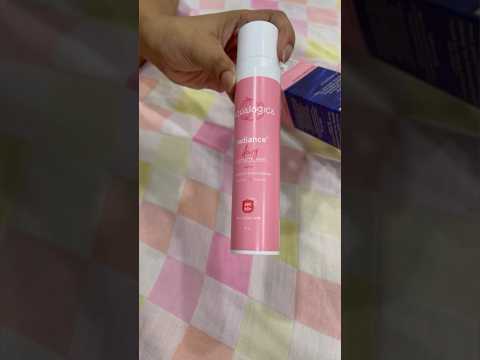 Unboxing & rating Aqualogica radiance+ sunscreen @Reviewbyshree #review #sunscreen #shorts #nykaa