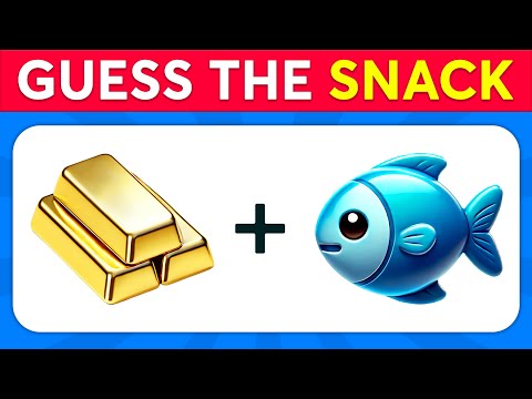 Guess The SNACK and JUNK FOOD By Emoji? 🍪🍫 Emoji Quiz | Quiz Galaxy