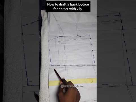 How to make an inbuilt corset dress with Zip #sewing