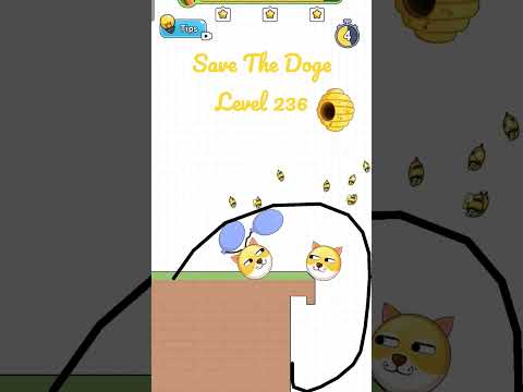 Save The Doge Level 236 3 STARS Gameplay. #savethedoge #shorts #gameplay #walkthrough #mobilegame