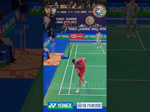 Viktor Axelsen's perfect leave 🤯💥🔥#badminton #viktoraxelsen #axelsen #badmintondenmark