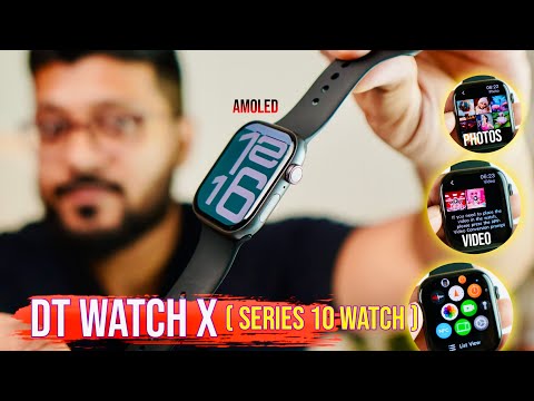 DT Watch X (Series 10) Watch Unboxing & Review 😱 | Amoled Display, 3GB storage, TWS connection 🎧