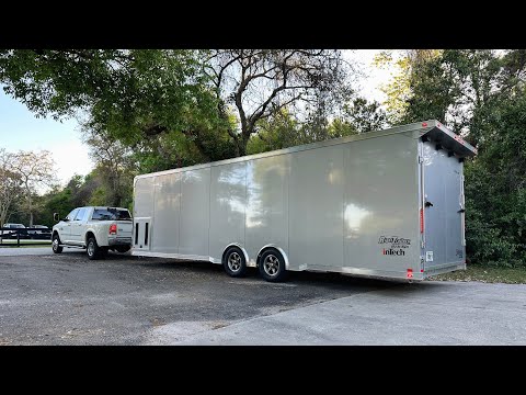 Upgrading and outfitting a new aluminum enclosed car trailer