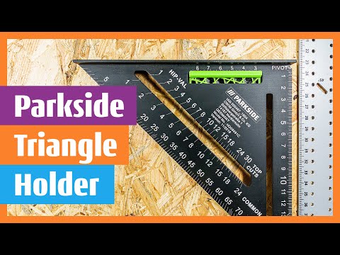 Parkside Square Triangle Ruler Holder Woodworkers