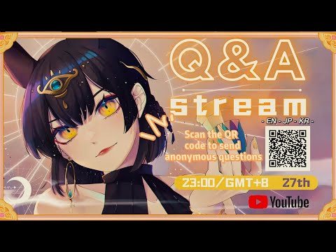 【Youtube Debut】Q&A stream/マシュマロ読み上げ/提问箱答疑【Serafina/AuroraLive VR】