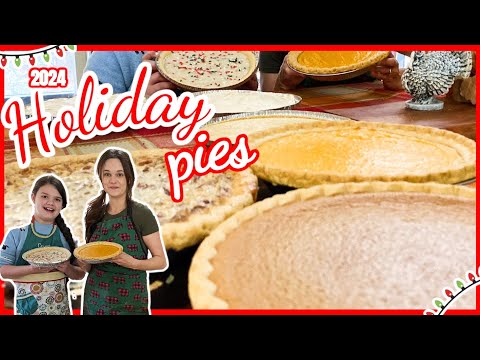 The ONE you’ve been waiting for! Pie Day in the South y'all! 🥧 Making 10 Holiday Pies in one day!