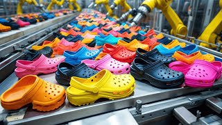 How Crocs Are Made In The Factory | Slipper Production Process