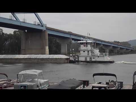 Mississippi River Barge