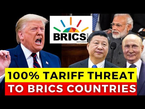 TRUMP Threaten BRICS countries with 100% Tariff for Dedolarization: What's Next?