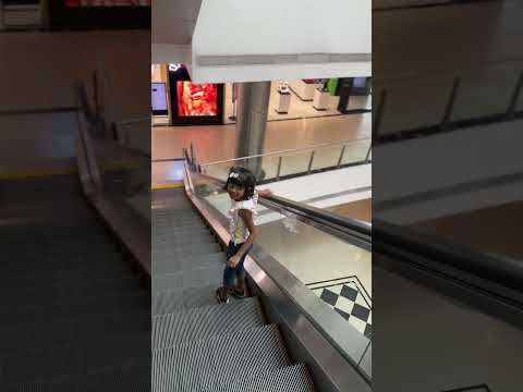 Baby's First Escalator Ride #shorts #viral#trending #babyescalatorride