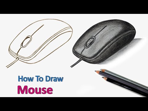 How to Draw Computer Mouse Step by Step (Very Easy)