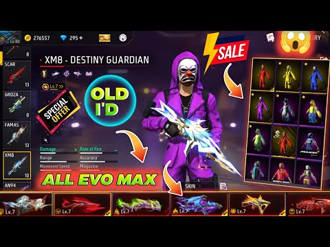 Free Fire id Sell Low Price 😱💸|| FF id SELL 🛒Low Price ma id 🤯💸|| All Evo Max || Trusted id Seller💯✅