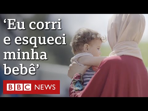 Guerra em Gaza: mãe relembra pânico durante bombardeio