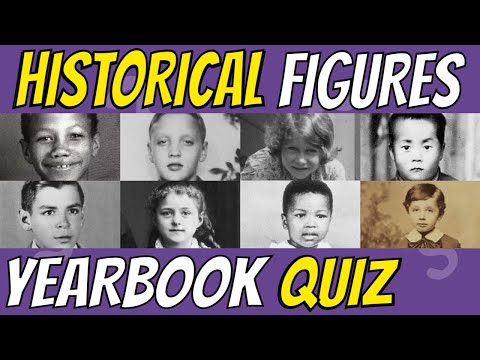 Can you guess the 20 historical figures in this yearbook photo quiz?