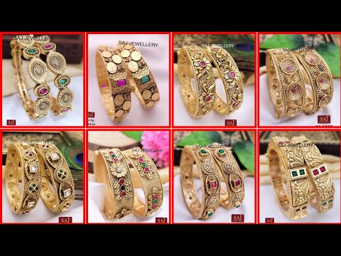 ,,Latest 24K Gold Bridal Bangle Trends: Modern & Traditional (SS Style Corner)2024*",,