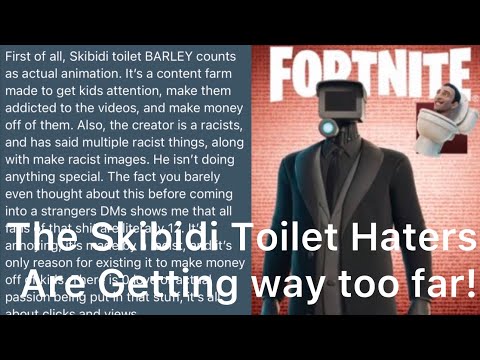 SKIBIDI TOILET HATERS ARE GETTING WAY TOO FAR 🤬🤬🤬 (Fortnite X Skibidi Toilet)