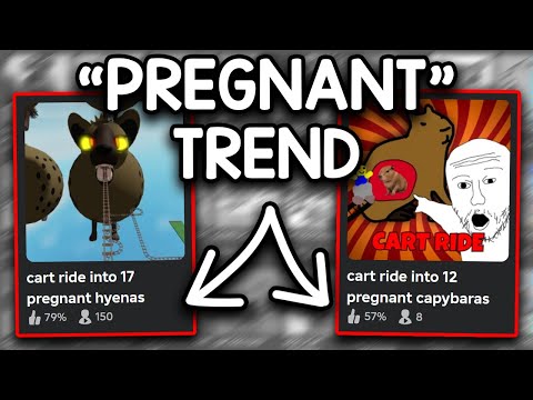 the roblox "pregnant" games are SO WEIRD...