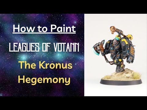 How to Paint Leagues of Votann Kronus Hegemony: Black & Yellow Armor