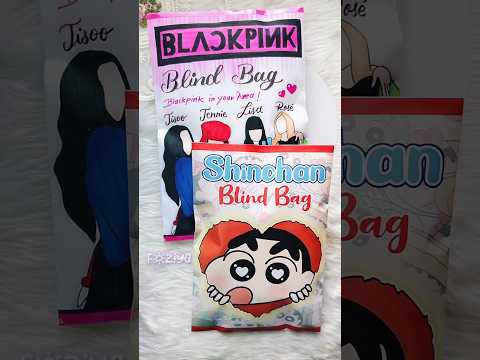 Shinchan blind bag unboxing ASMR ❤️✨🎀/ #diy #shinchan #blindbag #asmr #blackpink #shorts