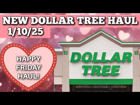 NEW DOLLAR TREE HAUL 1/10/25