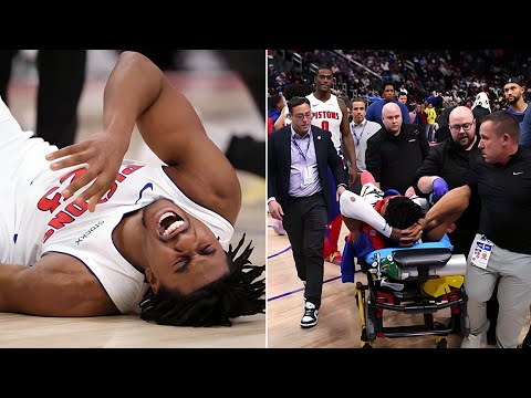 Pistons & Magic surround Jaden Ivey after scary injury then gets stretchered off।