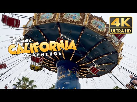 [4K] Silly Symphony Swings 2024 | Full Ride POV | Disney California Adventure