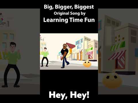 Compare SIZES Big Bigger Biggest! (Learning SONG for KIDS)