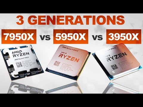 3 Generations TESTED! — AMD 7950X vs 5950X vs 3950X