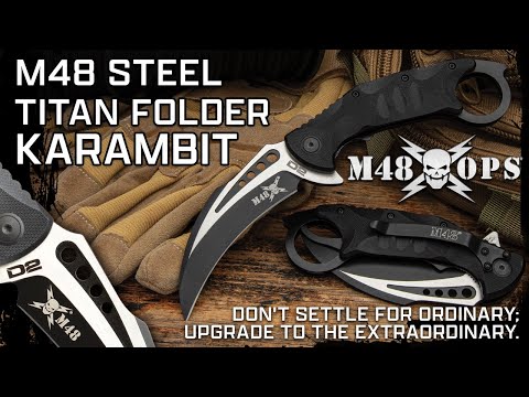 BudK: M48 STEEL TITAN FOLDER KARAMBIT