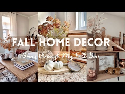 Fall Home Decor 2024 | Going Through My Fall Decor Bins