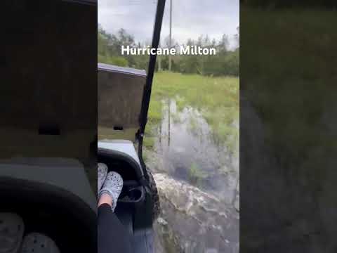 Flooded trails Milton hurricane#hurricane #milton #flooding #tampa