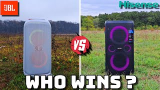 🥵NEW JBL PartyBox CLUB 120 vs HISENSE Party Rocker ONE Plus Sound & Bass Fight !